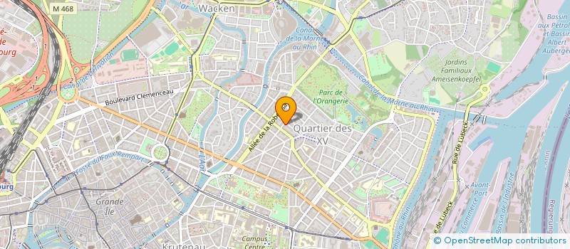 localisation de l'entreprise ETOSHA à STRASBOURG