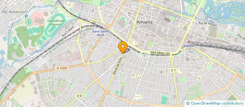 localisation de l'entreprise ETP 2018 à AMIENS
