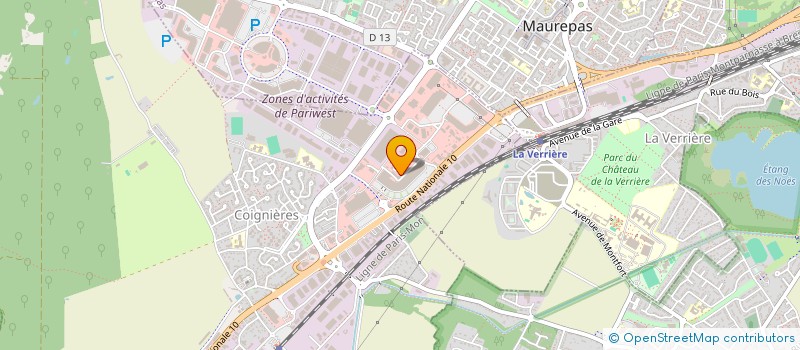 localisation de l'entreprise ETP  COIGNIERES