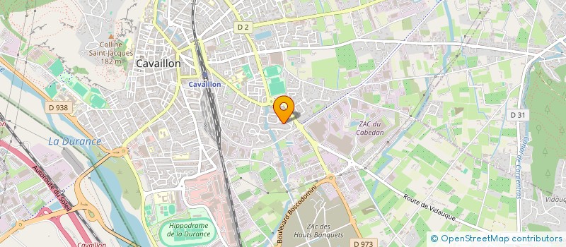 localisation de l'entreprise ETP à CAVAILLON