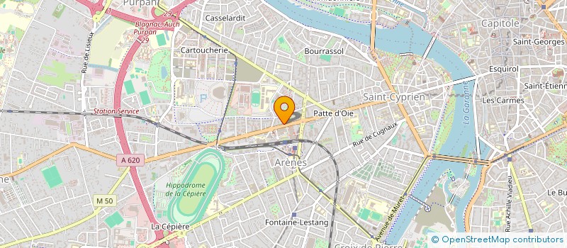 localisation de l'entreprise ETP à TOULOUSE
