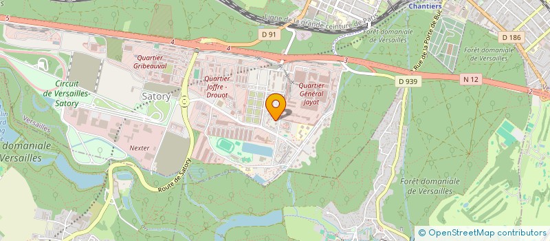 localisation de l'entreprise ETP à VERSAILLES