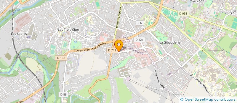 localisation de l'entreprise ETP A DOM 86 à SAINT-BENOIT