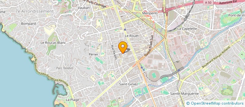 localisation de l'entreprise ETP FORMASEQ  MARSEILLE