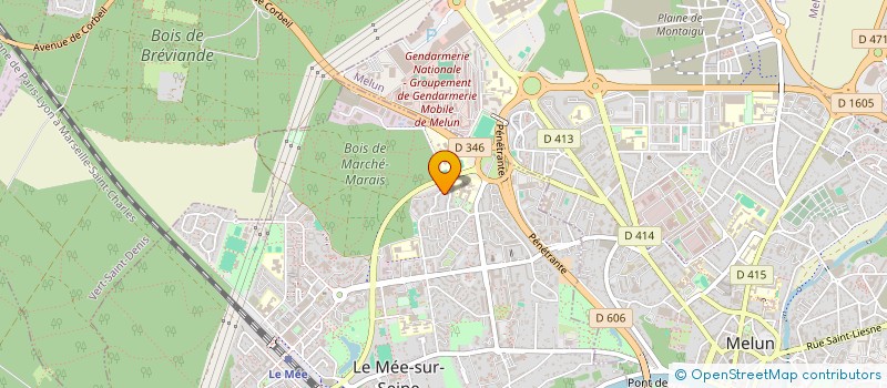 localisation de l'entreprise ETP FRANCE à LE MEE-SUR-SEINE