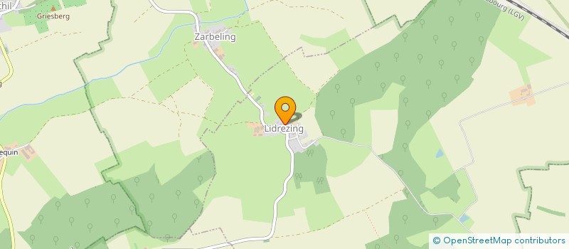 localisation de l'entreprise ETP GLAUDON  LIDREZING