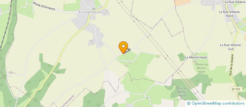 localisation de l'entreprise ETP GRENAILLAGE à FRICHEMESNIL