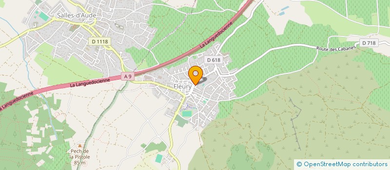 localisation de l'entreprise ETP INGENIERIE  FLEURY