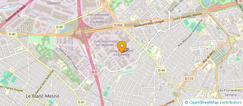 localisation de l'entreprise ETPL à AULNAY-SOUS-BOIS