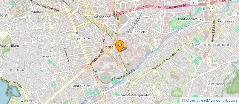 localisation de l'entreprise ETPM à MARSEILLE