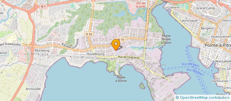 localisation de l'entreprise ETPO-GUADELOUPE à BAIE-MAHAULT