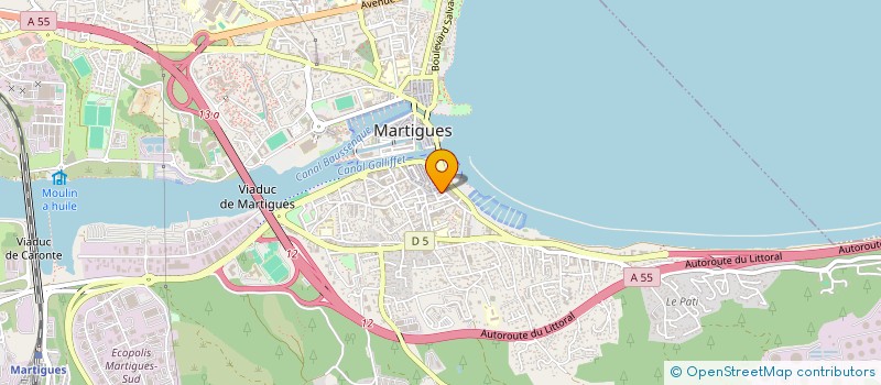 localisation de l'entreprise ETR à MARTIGUES