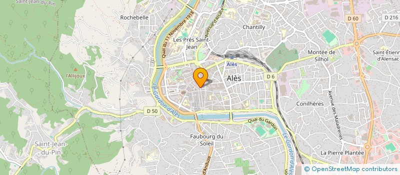 localisation de l'entreprise ETR  ALES