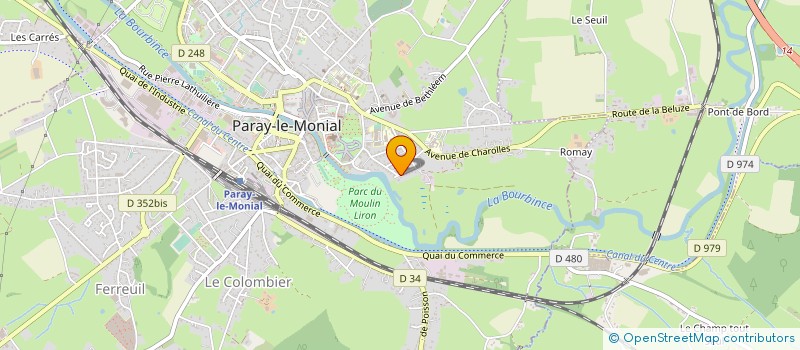 localisation de l'entreprise ETR CONSTRUCTION BOIS à PARAY-LE-MONIAL