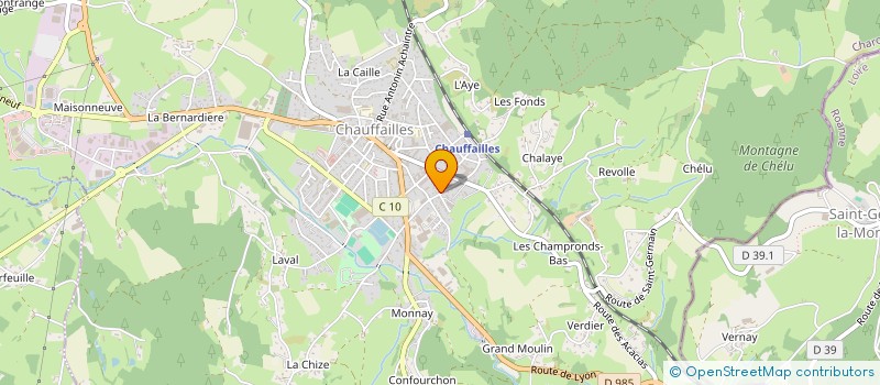 localisation de l'entreprise ETR LABRIKI à CHAUFFAILLES