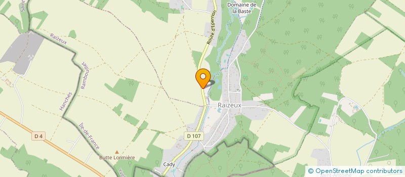 localisation de l'entreprise ETR SYSTEMS  HERMERAY