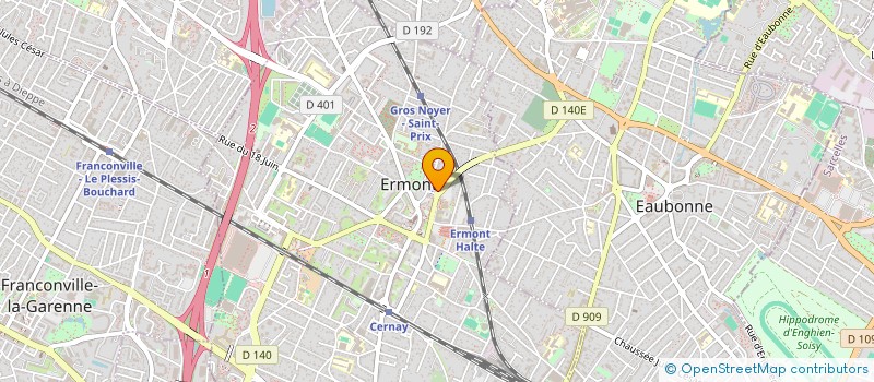 localisation de l'entreprise ETRAC  LE RAINCY