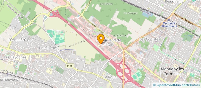 localisation de l'entreprise ETRACO  HERBLAY-SUR-SEINE