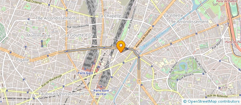localisation de l'entreprise ETRANGE PRODUCTION à PARIS