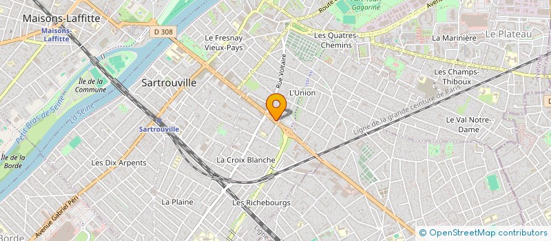 localisation de l'entreprise ETRBC CONSULTING  SARTROUVILLE