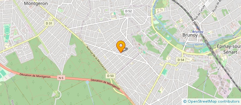localisation de l'entreprise ETRE à YERRES