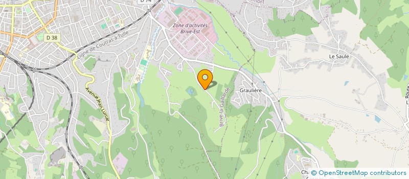 localisation de l'entreprise ETRE  BRIVE LA GAILLARDE