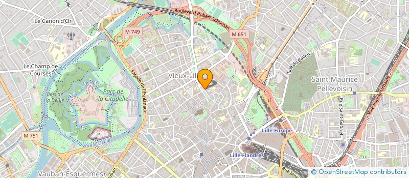 localisation de l'entreprise ETRE à LILLE