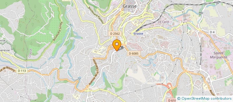 localisation de l'entreprise ETRE & ACCOMPAGNER à GRASSE