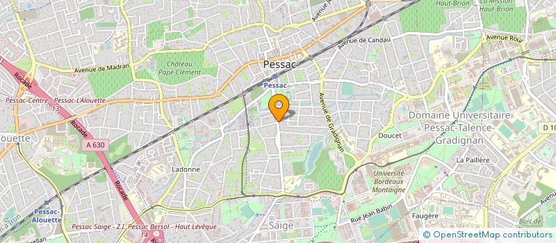 localisation de l'entreprise ETRE AU QUOTIDIEN SOPHROLOGIE EXISTENTI à PESSAC