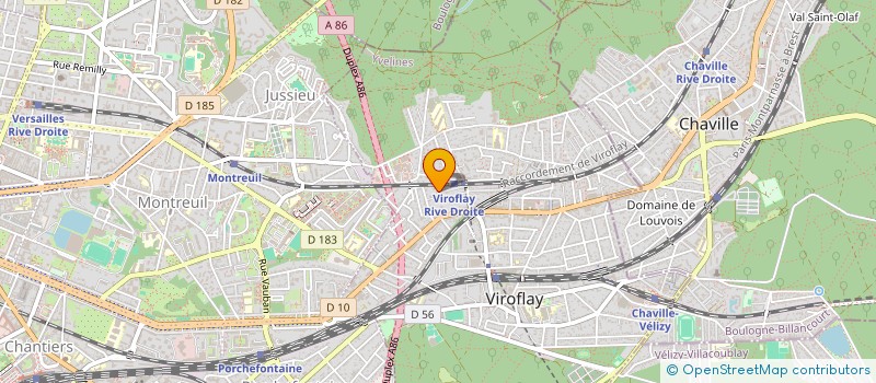 localisation de l'entreprise ETRE AUJOURD'HUI VIROFLAY  VIROFLAY