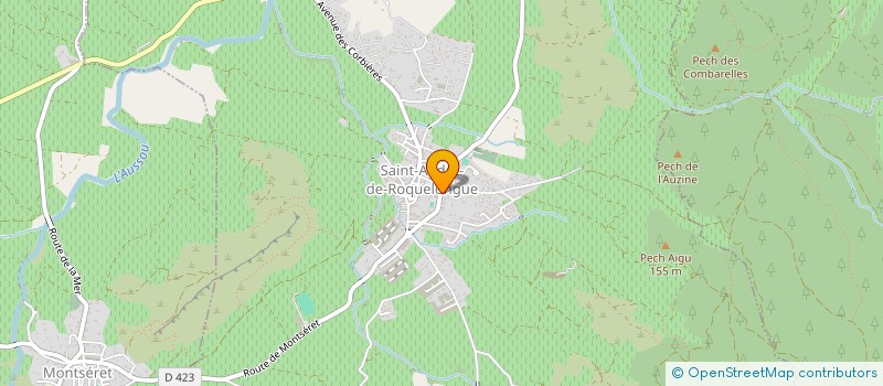 localisation de l'entreprise ETRE AVEC à SAINT-ANDRE-DE-ROQUELONGUE