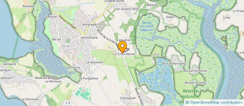 localisation de l'entreprise ETRE DANS L'ESPACE ET LE TEMPS à SENE