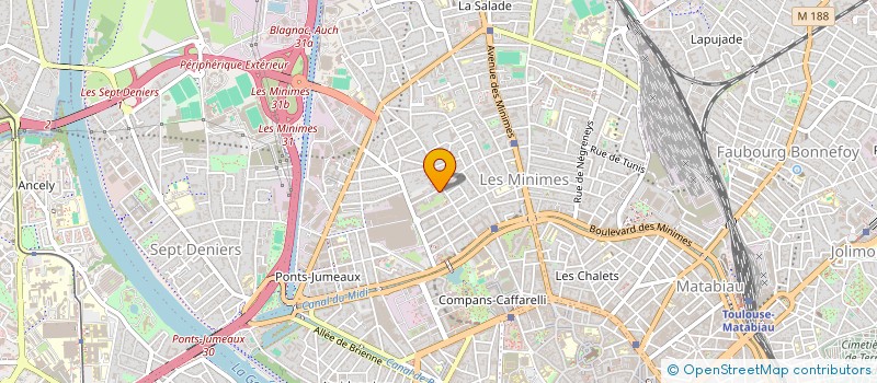 localisation de l'entreprise ETRE EN DEVENIR à TOULOUSE