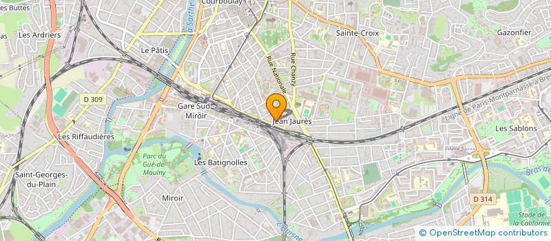 localisation de l'entreprise ETRE EN DEVENIR  LE MANS