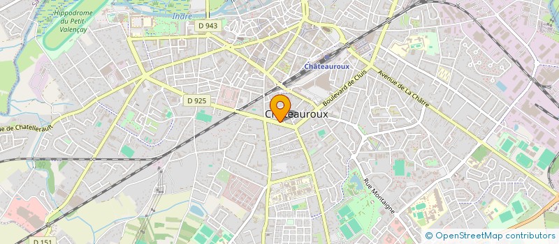 localisation de l'entreprise ETRE EN HARMONIE  CHATEAUROUX