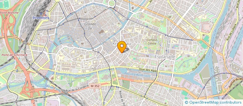 localisation de l'entreprise ETRE EN LIEN à STRASBOURG