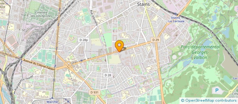 localisation de l'entreprise ETRE ET SAVOIR IDF à STAINS