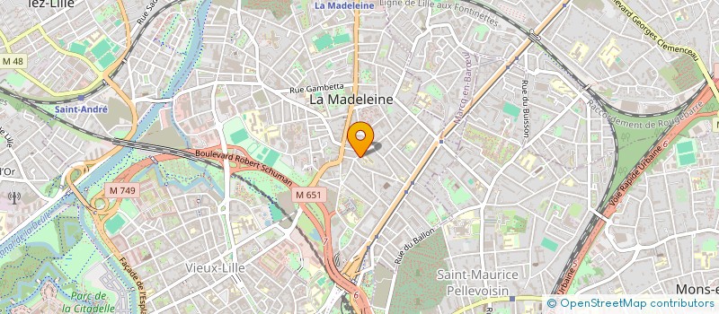 localisation de l'entreprise ETRE FEMME, GRACE OU DEFI ? à LA MADELEINE