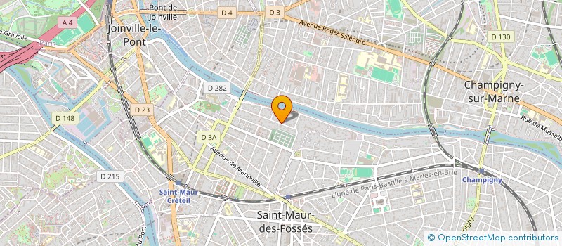 localisation de l'entreprise ETRE MULTIMEDIA à SAINT-MAUR-DES-FOSSES