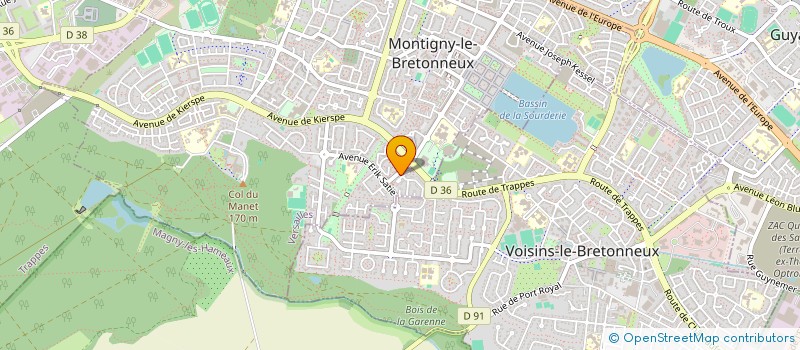 localisation de l'entreprise ETRE(S) EN ALERTE à MONTIGNY-LE-BRETONNEUX