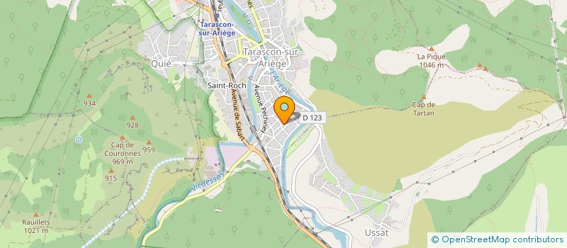 localisation de l'entreprise ETRE SOL'AIR à TARASCON-SUR-ARIEGE