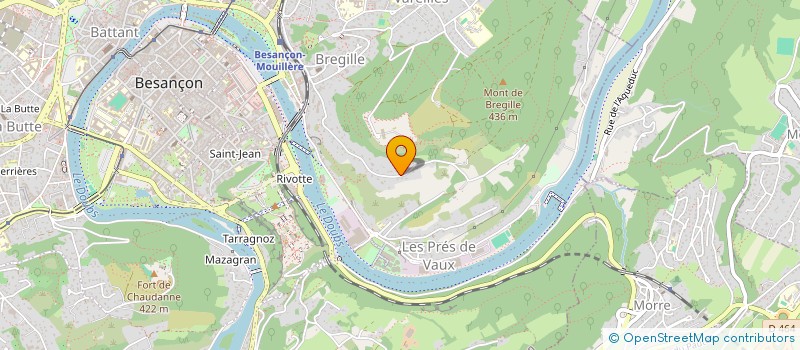 localisation de l'entreprise ETRE VITALITE ESSENTIEL AUTONOMIE SRADDHA (EVEAS) à BESANCON