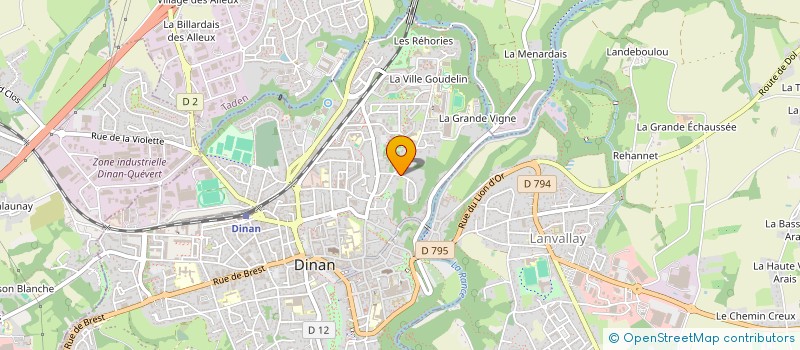 localisation de l'entreprise ETRE, VIVRE ET GRANDIR - LIEU UNIQUE POUR ENFANTS LIBRES à DINAN