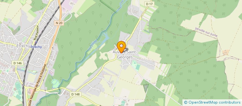 localisation de l'entreprise ETRECHY DISTRIBUTION à ETRECHY