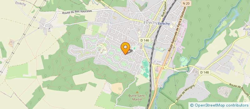 localisation de l'entreprise ETRECHY ENSEMBLE ET SOLIDAIRES à ETRECHY