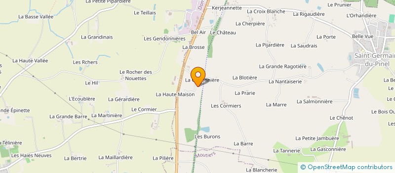 localisation de l'entreprise ETRELLES INVEST  LE PERTRE