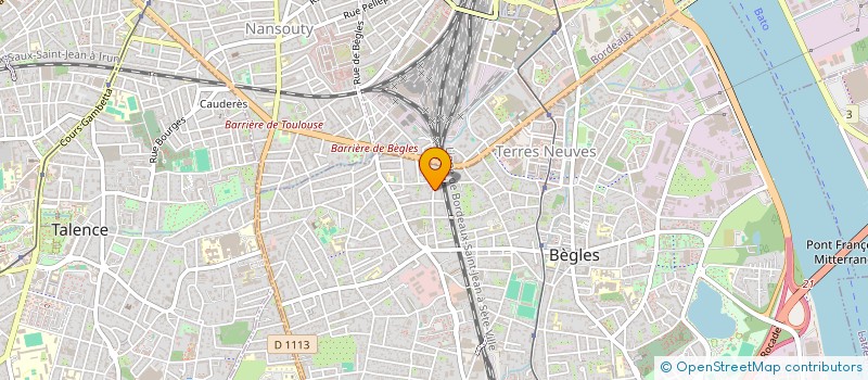 localisation de l'entreprise ETRENSEMBLE à BEGLES