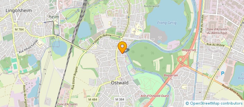 localisation de l'entreprise ETRES EN MOUVEMENT  OSTWALD