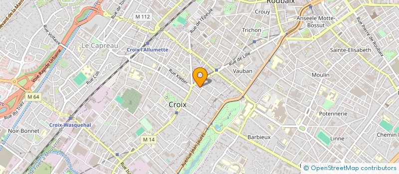 localisation de l'entreprise ETRESSENCE2 à CROIX