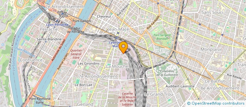 localisation de l'entreprise ETRI à LYON
